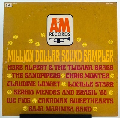 Dealer Dave Records A&M MILLION $ SAMPLER, ALPERT, BRASIL '66, 1967, EX/EX (185)