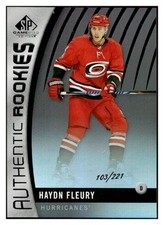 2017-18 SP Game Used #125 Haydn Fleury Authentic Rookies Rainbow #/221