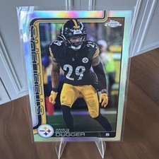 2025 Topps Chrome Football Kyle Dugger #211 Refractor Pittsburgh Steelers NFL