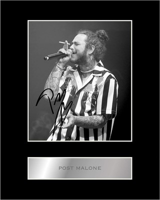 Post Malone signed Edition Memorabilia Druck Geschenk Kunst Autogramm Poster