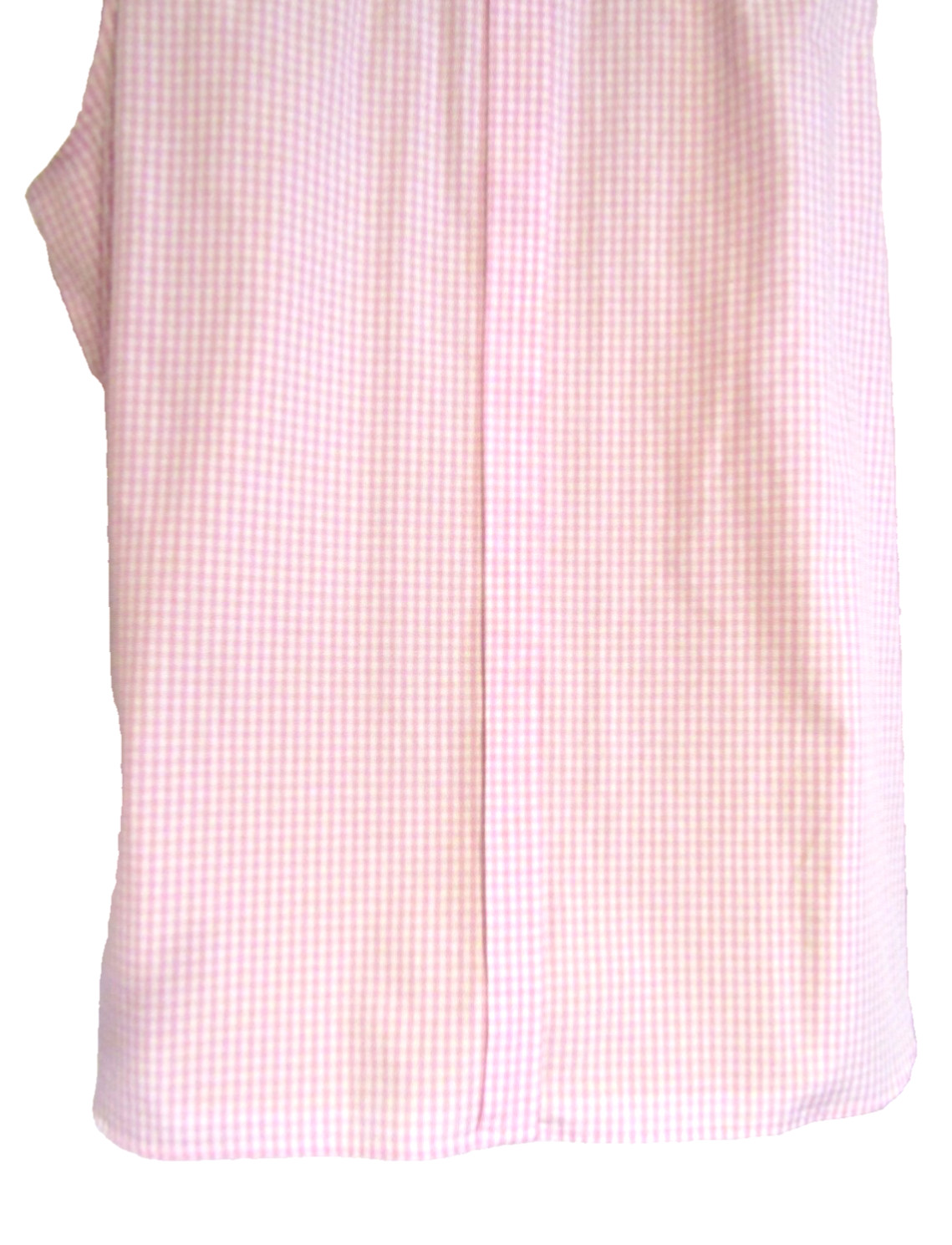 LANDS END PINK GINGHAM BUTTON FRONT SLEEVELESS TO… - image 9