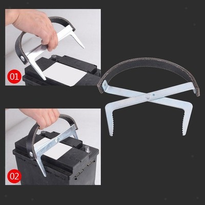Auto Battery Carrier weighty Duty Motorcycle Car Battery Holder Metal Handling