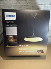 Philips Hue Cher White Ambiance Smart Led Suspension Ceiling Light Black +Dimmer