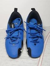 Nike Blue & Black Trout Fastflex Baseball Cleat Size 4Y Excellent Condition