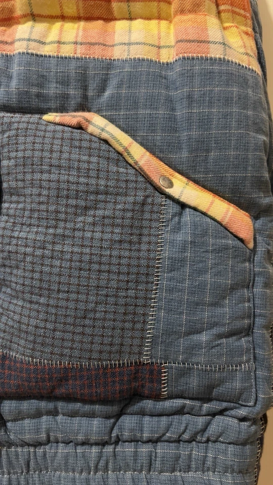 Visvim Checked Goose Down Vest - Image 3 of 4