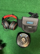 Vtg Panasonic SL-mp353J Portable CD Player Anti-Skip Gray Jogger Carrying Case