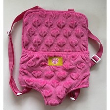 Build-A-Bear BAB backpack carrierr Pink Stuffed Animal Backpack Plush Toy Soft