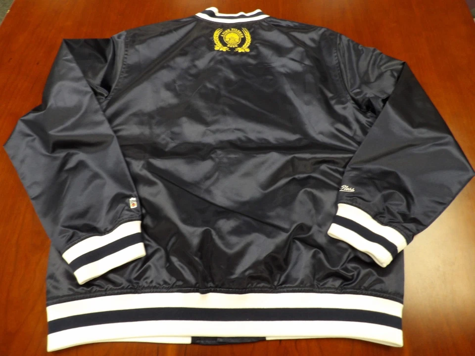 CHAQUETA MITCHELL & NESS X MILLER LITE OSO SATINADO LIGERA ABOTONADA TALLA XL Foto 4 de 4