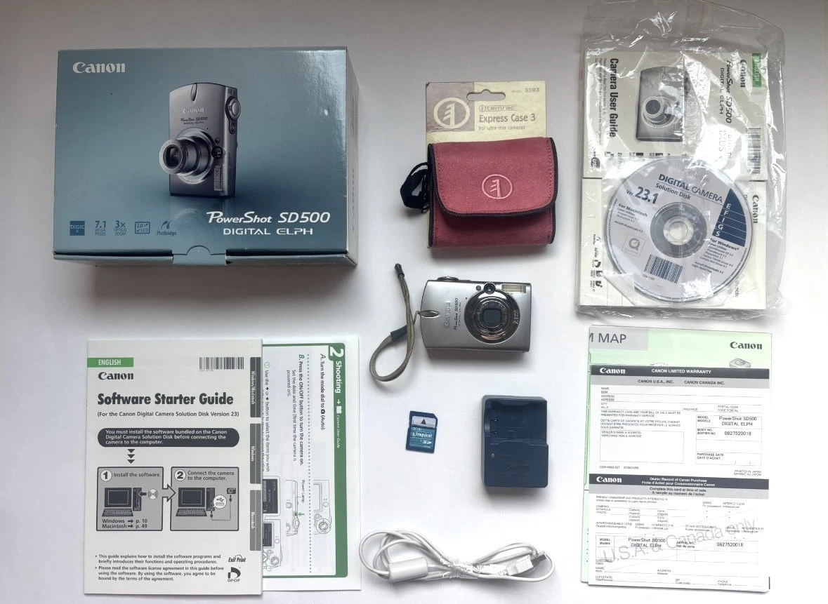 Canon PowerShot SD500 デジタルカメラ Canon PowerShot SD500 Digital Cameras for sale | eBay