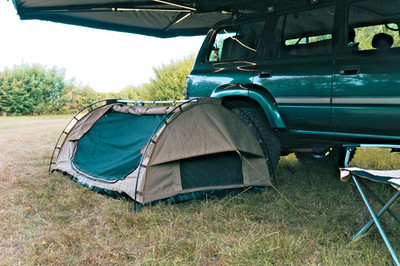 Deluxe Doppel Swag Zelt von APEX4WD - 2 Mann Khaki Kuppel Doppel Outdoor Camping 4x4