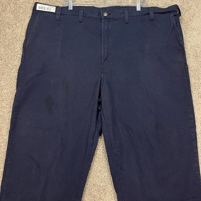 Workrite FR Flame Resistant Pants Navy Blue Mens Size 48x25 Cat 2 2112 Workwear