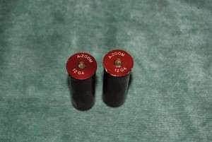 A-Zoom 12 Gauge Red Aluminum Snap-Cap Pair for Practice or Storage