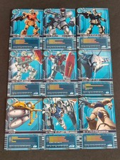 Gundam 0083 Card Builder Mechanic Card Lot of 9 GP01 Ez8 Gelgoog M Bandai eb362