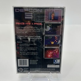 New Factory Sealed Defcon 5 Game for Sega Saturn Data East