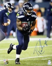 Thomas Rawls Autographed Signed 16x20 Photo Seattle Seahawks MCS Holo