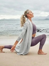 Athleta Compact Coaster Long Wrap Cardigan He...