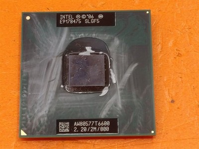       CPU Processor Intel Core 2 Duo Mobile T6600 SLGF5 2.20GHz Socket P