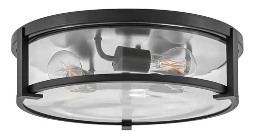 Hinkley Lighting 3243 Lowell 3 Light 16"W Flush Mount Drum - Chrome - Picture 10 of 12