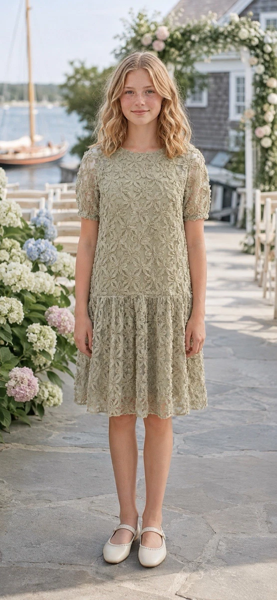 zara green daisy dress Dresses for Girls for sale Mini dress