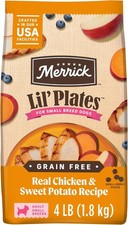 Merrick Lil’ Plates Premium Grain Free Dry Dog Food For 4 Pound (Pack of 1) 10.66 per pound