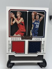 2023 Panini Contenders Basketball Grady Dick/ Jordan Hawkins Dual Patch Rookies