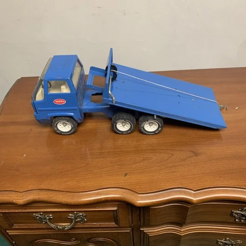 Tonka Ramp Hoist Truck 1970's A Fully Working Old Toy Hard To Find 18 " Long