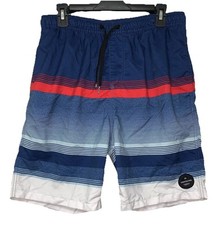 Quiksilver Board Shorts Swim Trunks Elastic Waist Kids Size Large
