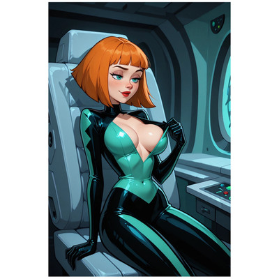 MADDIE FENTON DANNY PHANTOM 6'' STICKER DECAL JAPANESE MOTORSPORT CAR WAIFU ANIME
