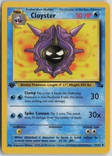 Cloyster 32/62 Uncommon Fossil Pokemon 1st Edition Near Mint on eBay