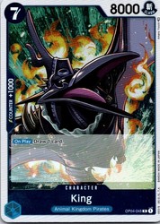 King OP04-045 Rare Foil Kingdoms of Intrigue One Piece TCG