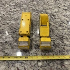 Vintage 1960/70’s Mini Tonka Pressed Steel Car Carrier & Bottom Dump Semi Trucks
