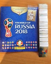 Panini WM 2018 Komplettsatz, Softcoveralbum, ...