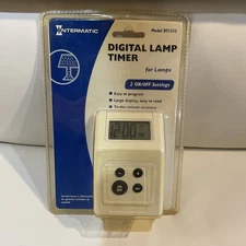 Intermatic DT121C Programmable Digital Lamp Timer 2 On / Off Settings New Sealed