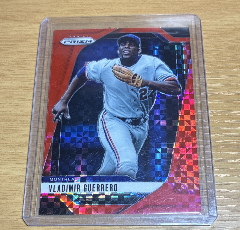 Panini 2025 Prizm Vladimir Guerrero #51 Red Power Prizm 06/99 Montreal Expos