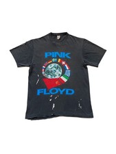 Vintage 1989 Pink Floyd A Momentary Lapse Of Reason World Tour Tee Black Size M