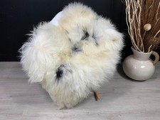 Natural Sheepskin Icelandic Rug / Real Natural Icelandic White Sheepskin Pelt