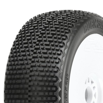 Proline Buckshot M3 Premount Velocity V2 White Wheels (2)