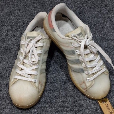 Adidas Superstar Futureshell 'White Semi Solar Red' Shoes Size 6 US
