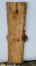 Y132 Spalted Maple Live Edge Slab Highly Figured Crafting   41x11x1 3/4 8%mc