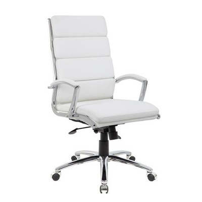 Boss Executive CaressoftPlus  Chair with Metal Chrome Finish