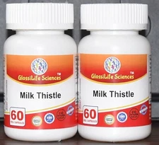 4 x 60 Capsule Milk Thistle by GlossiLife Sciences 80% Silymarin