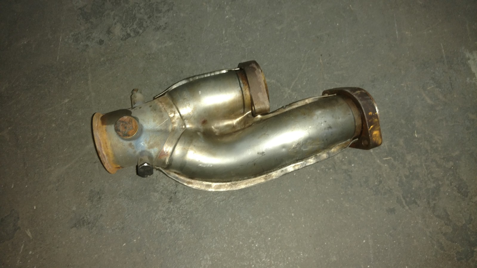 LAMBORGHINI MURCIELAGO RIGHT SIDE EXHAUST UNION PIPE OEM 07M133776