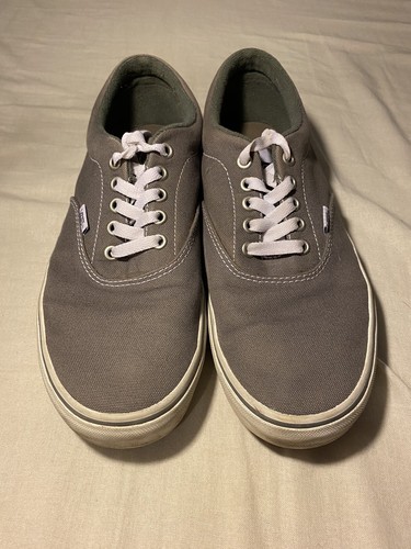 VANS Grey Canvas Casual Shoes | Men's size 10 | Pre-owned Good Condition - Picture 3 of 9