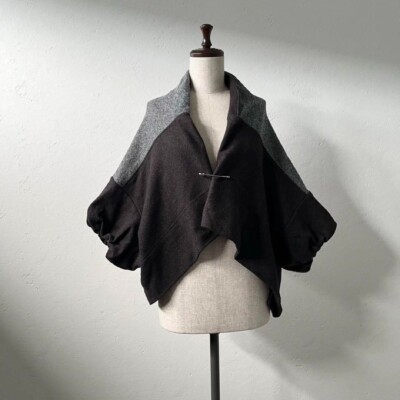 Y's by Yohji Yamamoto Wool Cardigan Black Lightweight