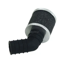 Silver Aluminum 1/10 Air Filter for Nitro Glow Eengine RC Model Car Buggy Truck
