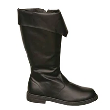 Men's Black Pirate Boots - Funtasma