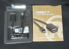 RadioShack Micro- USB On-The-Go Cable 6" (15.2 cm)