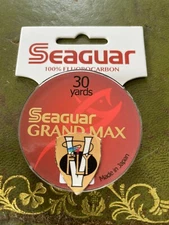 Seaguar Grand Max Riverge Salmon Trout & Saltwater Fluorocarbon Leader Material 