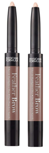 2 Physicians Formula Eye Booster Feather Brow Fiber & Highlighter Duo, Brunette - Picture 1 of 1
