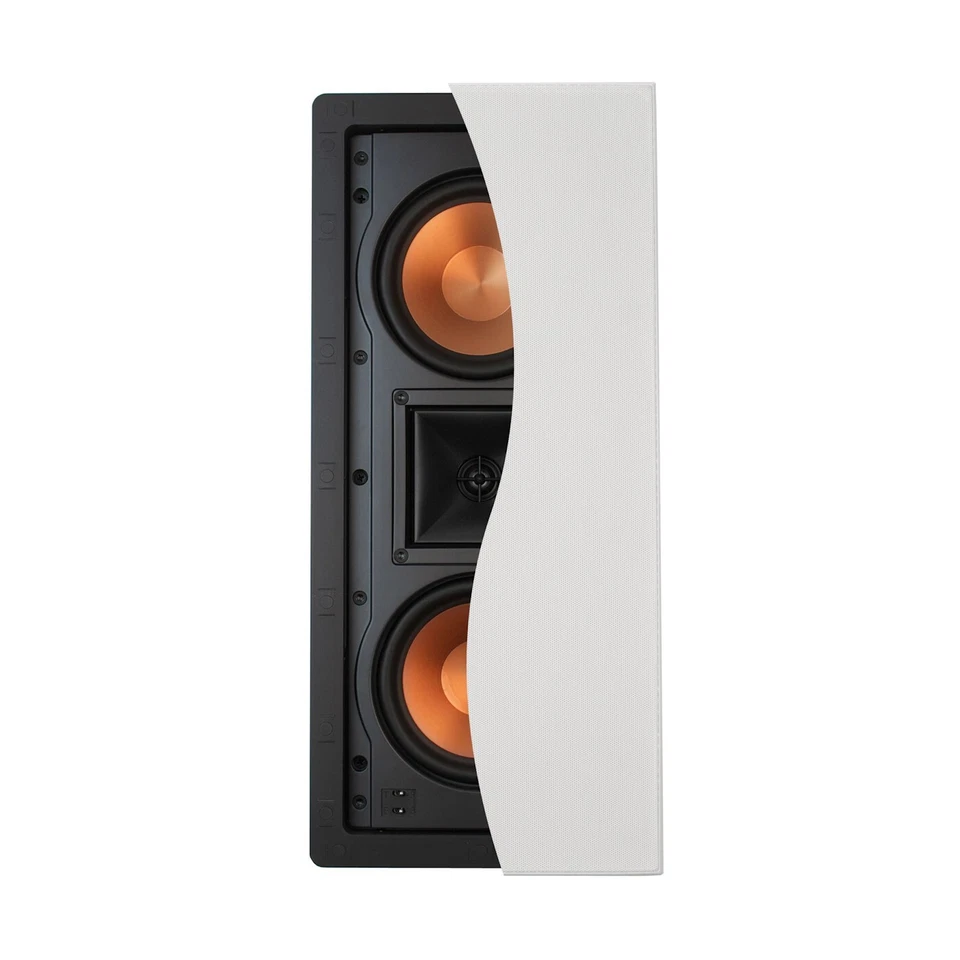 Altavoz LCR de pared Klipsch R-5502-W II doble 5,25” 300 W cono woofers, blanco cada uno Foto 2 de 4